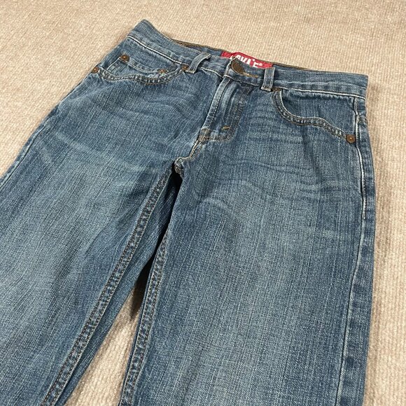 Levis 527 Boot Cut Denim Jeans Boys Size 12 Regular - Picture 3 of 16